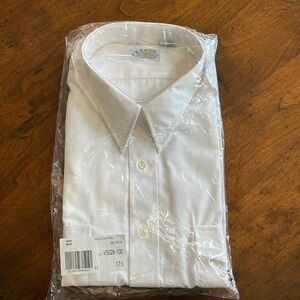 White uniform dress shirt